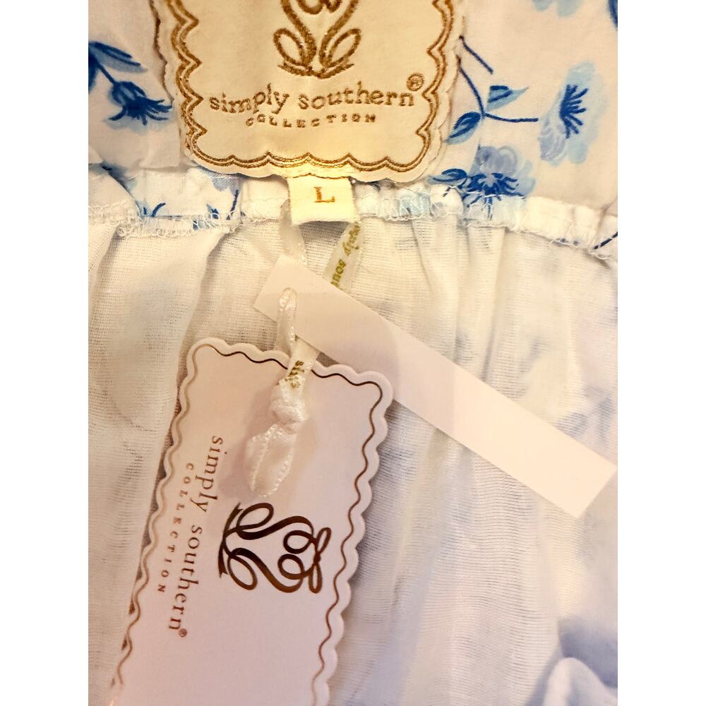Simply Southern Floral Skirt Size Large NWT - Picture 4 of 4